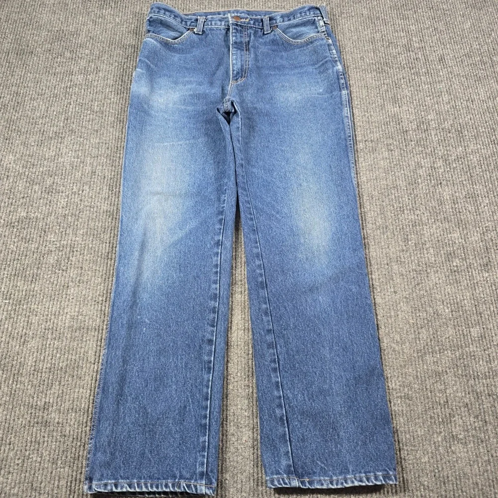 Vintage Calvin Klein Jeans Mens‎ 34x29 Blue Stone Wash Union Made in USA 90s